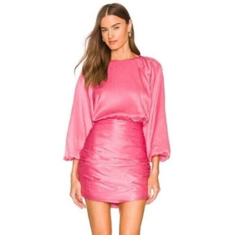 Veronica Beard Gracelynn Silk Blend Dress in Pink Sherbert Size 00